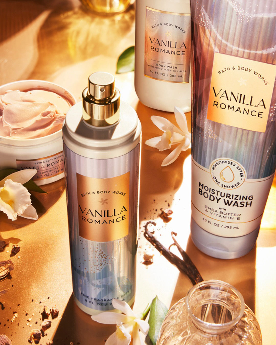 Bath and Body Works Vanilla Romance Body Wash